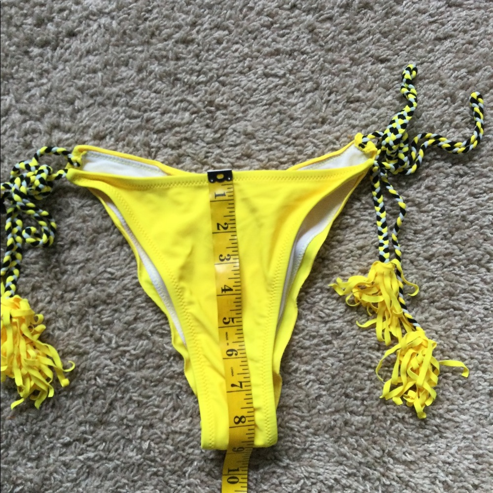 π₯π₯HOST PICπ₯π₯ SHEIN Yellow Frilly Bikini - Picture 8 of 16